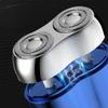 New Model Mini Dual-Head Electric Shaver, Mini Dual Head Electric Shaver, Mini Portable Electric Shaver, Double-Ring Magnetic Cutter With An Additional Replacement Head (A) view 4