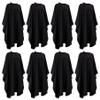 Barber Cape 63"x57" Hair Salon Capes Professional Hair Cutting Cape Black Waterproof Haircut Cape with Adjustable Snaps 8Pack view 1