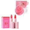 Watermelon Sugar Lip Scrub & Tinted Lip Balm and and Strawberry Sugar Lip Scrub Stick Duo view 1