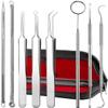 Blackhead Remover Tweezer Kit, 8 Pcs, Comedone Extractor, Whitehead Acne Blemish Pimple Remover view 1
