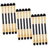 PLAFOPE 60pcs Makeup Brush Set for Women Eye Shadow Applicators Double-sided Eyeshadow Blender Eyeshadow Makeup Brush Set view 4