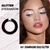 Monochrome Glitter Eyeshadow Makeup Palette,Highly Pigmented Champagne Gold Eyeshadow Palette,Shimmer Pressed Powder shadow Makeup,Single Vegan Eye Shadow,Daily Evening Women Girls Eyeshadow Gift7# view 2