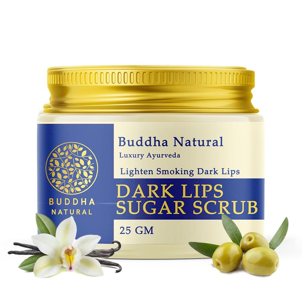 Buddha Natural Dark Smoky Lip Scrub for Men (25 Grams)