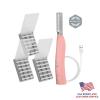 SPA SCIENCES - SIMA Patented Dermaplane Razor for Women Face  Painless 2-in-1 Facial Exfoliation & Peach Fuzz Hair Removal  Anti-Aging  3 Speeds  Rechargeable  19 Weeks Treatment view 2