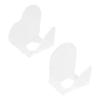 HAPINARY 2pcs Transparent Makeup Mixing Palette for Custom Foundation Eyeshadow and Creams Professionals and Personal Use No More Stains Hands view 1