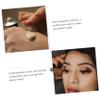 HAPINARY 2pcs Transparent Makeup Mixing Palette for Custom Foundation Eyeshadow and Creams Professionals and Personal Use No More Stains Hands view 4