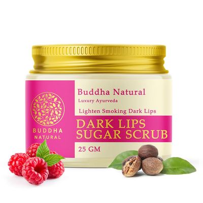 Buddha Natural Dark Smoky Lip Scrub for Women (25 Grams)