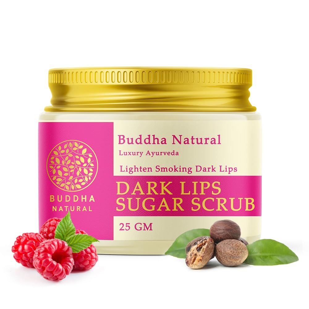 Buddha Natural Dark Smoky Lip Scrub for Women (25 Grams)