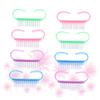 NOLITOY 8pcs Nail Cleat Shape Dust Cleaning Brushes for Manicure and Pedicure Compact Plastic Handles for Easy Use Essential Tools for Women and Girls view 4