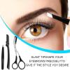 Women Eyebrow Trimmer - 3pcs/set Eyebrow Scissors With Comb, Eyebrow Comb Scissors | Professional Eyebrow Hair Remover, Non Slip Electric Eyebrow Trimmer, Portable Eye Brow Scissors For Women view 2