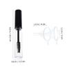 HAPINARY 2pcs 10ml Empty Mascara Tubes with Eyelash Wands and Funnels Set Refillable Mascara Container for DIY Beauty Applications for Travel and Home Use Random Color view 2