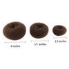 VINTORKY 9pcs Hair Ring Bun Maker Non-slip No Odor Hair Donut for Women Stylish Bun Maker Dance Recital view 3