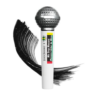 Black Radiance Cross Colours Mic Drop Mascara, Pigment-Rich Smudge-Resistant Formula, Intense Lash Volume, Built-In Flexible Brush, Paraben-Free & Cruelty-Free - Check 1 Black