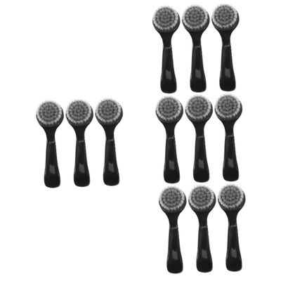 PLAFOPE 12pcs Facial Brush Korean Face Wash Exfoliation Tool Manual Cleansing Brush for Deep Cleaning Gentle Skin for Women