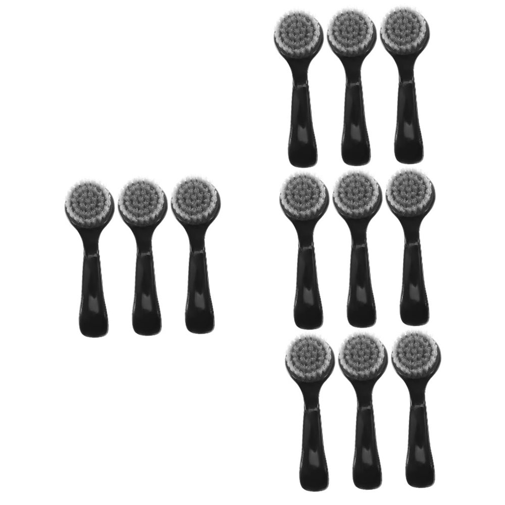 PLAFOPE 12pcs Facial Brush Korean Face Wash Exfoliation Tool Manual Cleansing Brush for Deep Cleaning Gentle Skin for Women