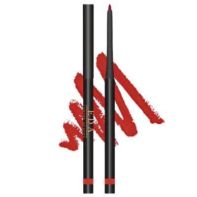 EDA LUXURY BEAUTY Red Retractable Lip Liner - Creamy Smooth Formula, High Pigmented, Waterproof, Long-Lasting Rich Color, Vegan & Cruelty-Free, Twist-Up Mechanical Automatic Lipliner Pencil, One Rose