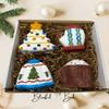 4 pcs Christmas Holiday Bath Bomb Gift Box, Christmas Gift Box, Christmas Holiday Stocking Stuffers, Christmas Themed Bath Bombs view 4