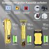 LQT Professional Hair Clipper Set for Men Electric Shaver Razor Cordless Hair Cutting Barber Clippers Beard Trimmer Mens Grooming Kit Gifts for him (Gold) view 4