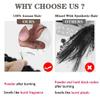Geoyern 24 Inch Auburn Brown Body Wave Wigs Human Hair 180% Density Chocolate Brown HD Lace Front Wigs Human Hair 13x4 HD Lace Frontal Wig Pre Plucked for Black Women (24 Inch) view 3