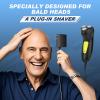 BlueFire Head Shaver for Bald Men, Corded 3D Electric Rotary Shavers with Pop-up Trimmer,Bald Head Close Shaver for Men, Rotary Shaver Electric Dry Shave view 2