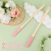 2pcs Toe Cleaning Brush, Shower Foot Scrubber Soft Rubber Foot File Toe and Foot Towel Brush Long Handle Between The Toe Gap Brush Silicone Bath Brush Bathing Accessories for Seniors Elderly Women view 3