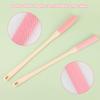 2pcs Toe Cleaning Brush, Shower Foot Scrubber Soft Rubber Foot File Toe and Foot Towel Brush Long Handle Between The Toe Gap Brush Silicone Bath Brush Bathing Accessories for Seniors Elderly Women view 4