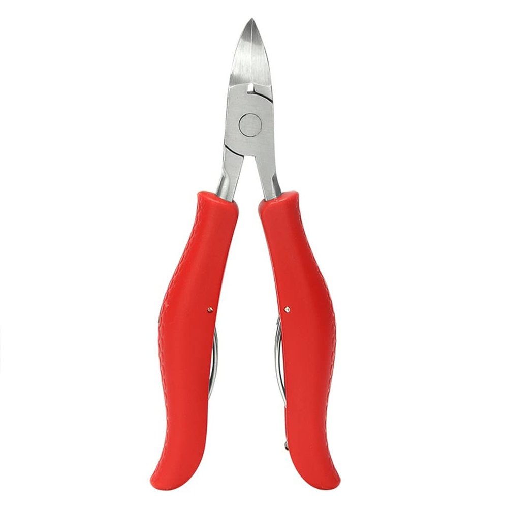 CGTENBS Nail Clippers Ingrown Toenail Correction Nippers Cuticle Cutters Cut Pedicure Manicure Hand Foot Care Tool(White-Dinosaur Doodle4)