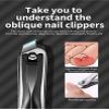 CGTENBS Nail Art Clippers Stainless Steel Cutter Nipper Trimmer Cutting Machine Portable Pedicure Fingernail Tools view 4