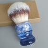Dscosmetic 26mm A2S synthetic hair ice blue hande shaving brush view 4