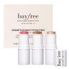 bayfree 3 PCS Makeup Cream Contour Stick Set, Highlighter Stick & Bronzer Stick & Blush Stick, Long Lasting, Natural Face Contour, Dewy & Matte Finish, Multi Stick Trio for All Skin view 1