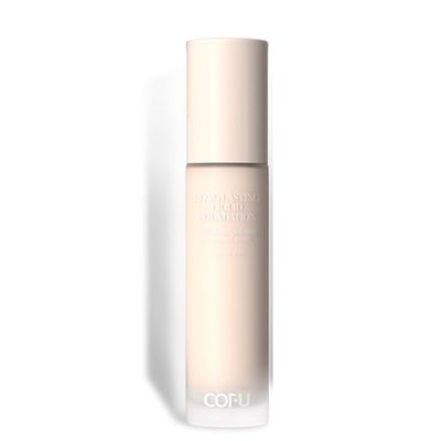 1PC Cofu Long Lasting Clear Liquid Foundation, High Coverage Moisturizing Light Weight Liquid Foundation Cream (1#, 30g)