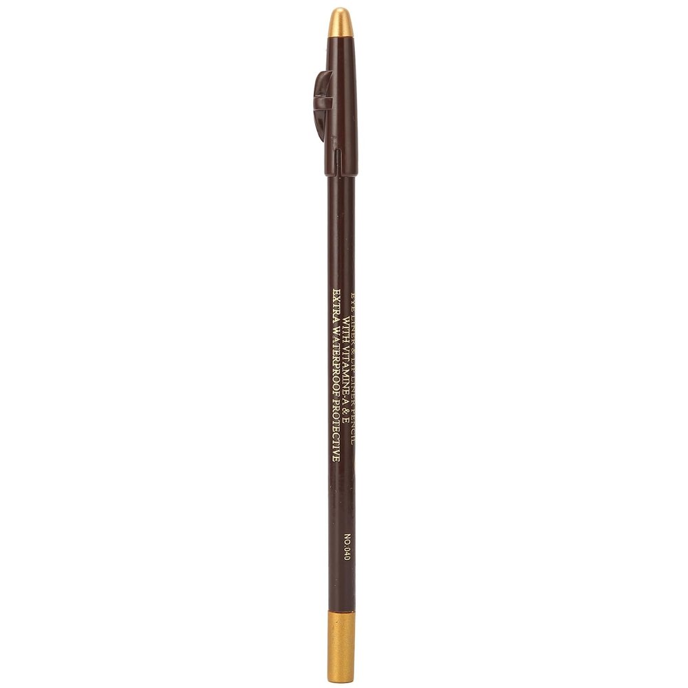 Beard Pencil Liner, Beard Pencil Styling Tool with Sharpener, Styling Tool for Shaping Eyeliner, for Travel Salon Home (Dark Brown)