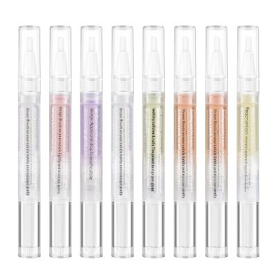 Kavolet 8Pcs Flavors Nail Revitalize Oil Pen Nail Treatment Kit Set
