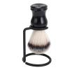 Men Beard Care Tool Set Shaving Brush Holder Hair for Shaving Cream Soap Stand Rack Foam view 2