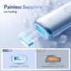 Laser Hair Removal for Women, IPL Laser Hair Removal Device, Painless Hair Remover at Home with Sapphire Ice-Cooling, Long-Lasting Hair Reduction in 3 Weeks for Face Body Bikini, Gifts for Women Her view 2