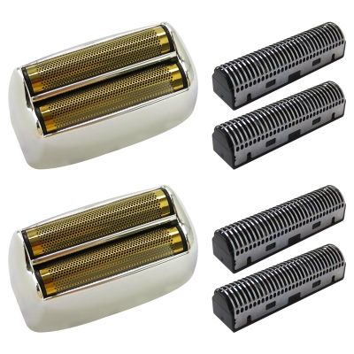 2025 Version Replacement Foil and Cutters for PRO Double Foil Shaver, Replacement Foil for PRO FXFS2 Shaver,2 Pack (Silver)
