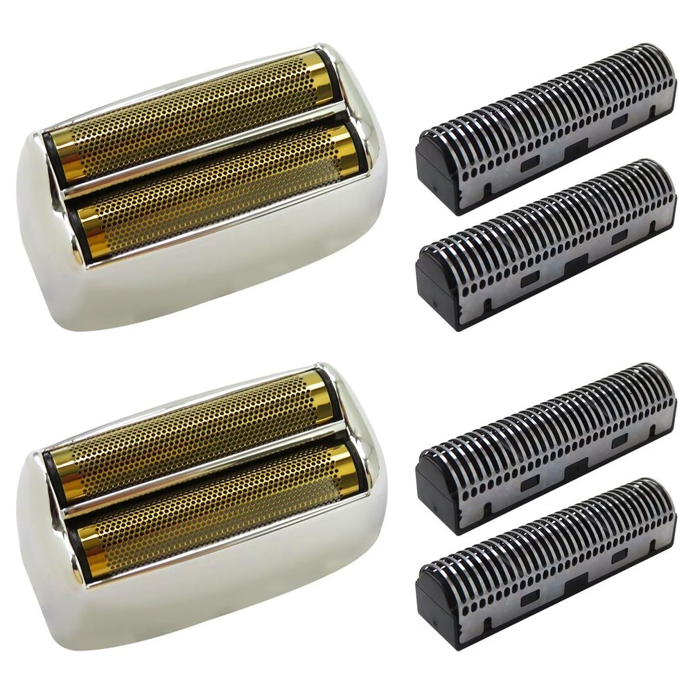 2025 Version Replacement Foil and Cutters for PRO Double Foil Shaver, Replacement Foil for PRO FXFS2 Shaver,2 Pack (Silver)