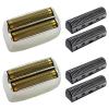 2025 Version Replacement Foil and Cutters for PRO Double Foil Shaver, Replacement Foil for PRO FXFS2 Shaver,2 Pack (Silver) view 1