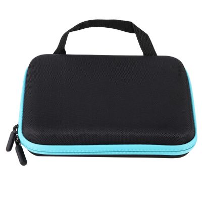 FLEXMAN Essential Oils Carrying Case, 63 Slots Essential Oil Storage Carrying Case, EVA Hard Shell Exterior Essential Oils Holder for Home, Traveling, Moving House (Blue)