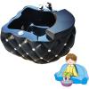 Xscxliny Acrylic Pedicure Bowl, Foot Massage Basin, Foot Bath, Foot Bath, Massage Foot Bath Foot Spa Bath, Manicure Foot Bath, Home Pedicure Sink,Black view 1