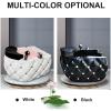 Xscxliny Acrylic Pedicure Bowl, Foot Massage Basin, Foot Bath, Foot Bath, Massage Foot Bath Foot Spa Bath, Manicure Foot Bath, Home Pedicure Sink,Black view 4