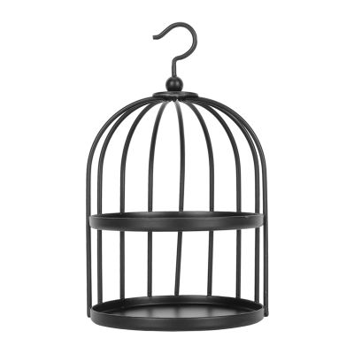Black Birdcage Style Wax Seal Warmer, Hanging Hook Strong Metal Decorative Wax Seal Furnace for Party Invitations Wedding Envelopes (Black)