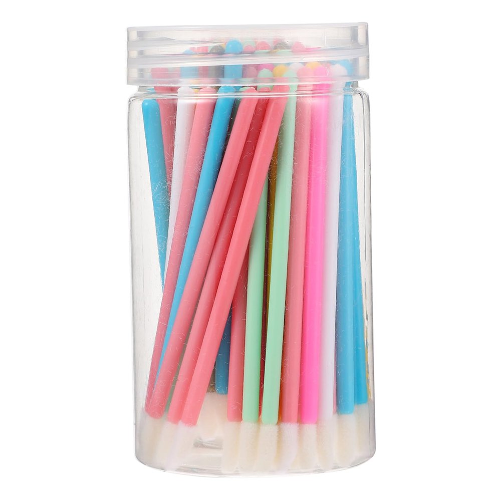 SOESFOUFU 100pcs Disposable Lip Brush Applicators Versatile Makeup Tool for Lip Gloss Lipstick and Concealer Daily Use and Professional Makeup Application