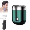 2024 New Upgrade Pocket Shaver, Model Rechargeable Dual-Head Electric Shaver, Mini Portable Electric Shaver, USB Electric Razor for Men, Pocket Size Washable Electric Razor(Green) view 1