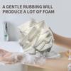 3/6pcs Leeffa Soft Loofah and Washcloth Combo - 2 in 1 Bath Sponge, Soap Pouch With Drawstring(K) view 4