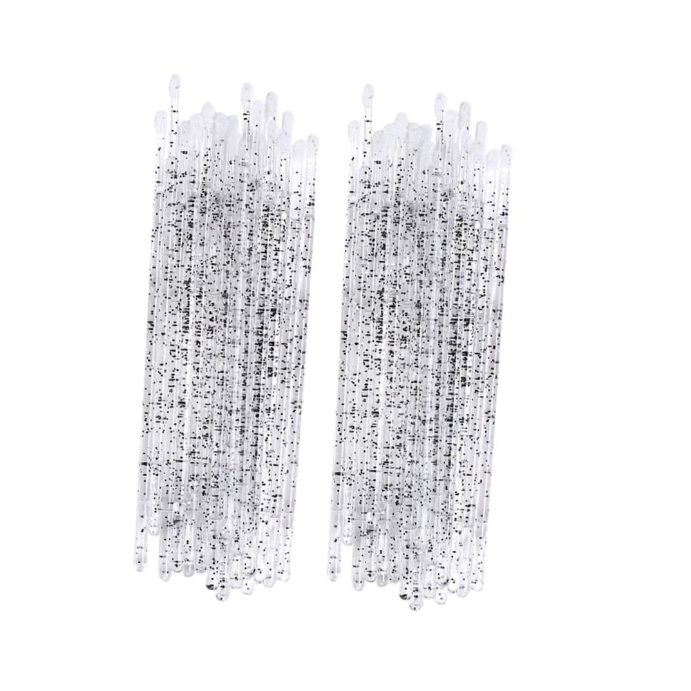 Baluue 200pcs Disposable Eyelash Cleaning Swabs Makeup Removal Rods for Eyelash Extensions and Eyebrow Care Compact Cotton Swabs Fine Tips for Precision Use