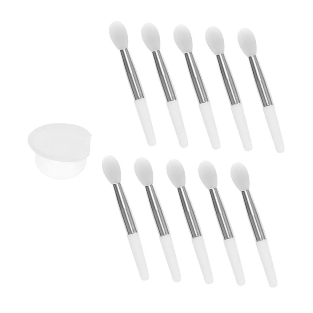 Gogogmee Lip Brush Makeup Applicators for Lipstick and Mask Portable Silicone Lip Mask Brush Travel Lipstick Tester