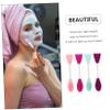 Baluue 4pcs Silicone Face Mask Applicators Dual-headed Beauty Tools for Facial Mud Mask and Skin Massage Portable Lightweight for to Use view 3