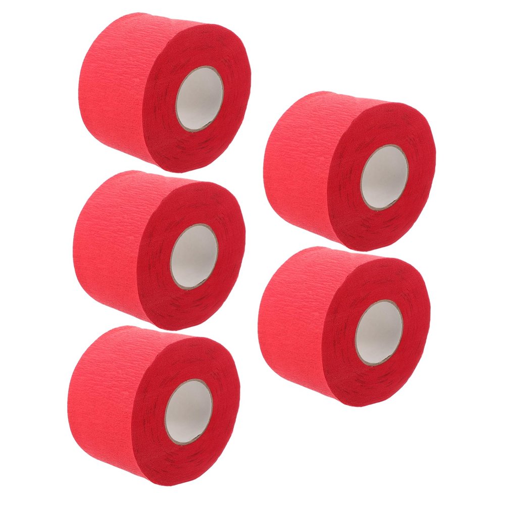 BIUDECO 5rolls Barber Neck Strips Styling Strips for Hair Cutting Dispos Paper Neck Wraps