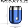2024 New Upgrade Pocket Shaver, Model Rechargeable Dual-Head Electric Shaver, Mini Portable Electric Shaver, USB Electric Razor for Men, Pocket Size Washable Electric Razor(Silver) view 2